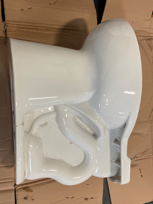 Photo 1 of TOTO Drake Elongated Universal Height TORNADO FLUSH Toilet Bowl with CEFIONTECT, Cotton White - C776CEFG#01