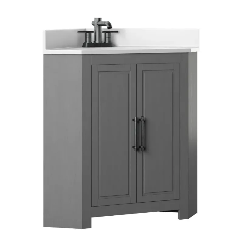 Photo 1 of Andelyn 24.63'' Single Bathroom Vanity with Ceramic Top