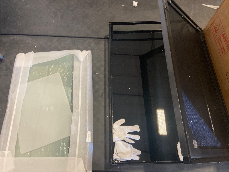 Photo 1 of T-Rex Double Sliding Door Glass Terrarium, 48" L X 18" W X 24" H