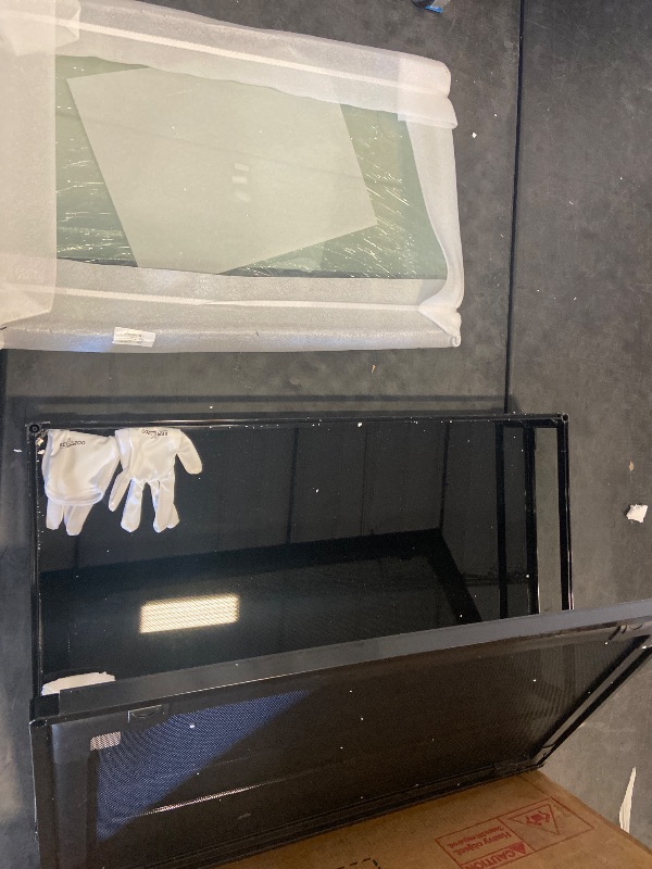 Photo 1 of T-Rex Double Sliding Door Glass Terrarium, 48" L X 18" W X 24" H
