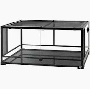 Photo 1 of T-Rex Double Sliding Door Glass Terrarium, 48" L X 18" W X 24" H