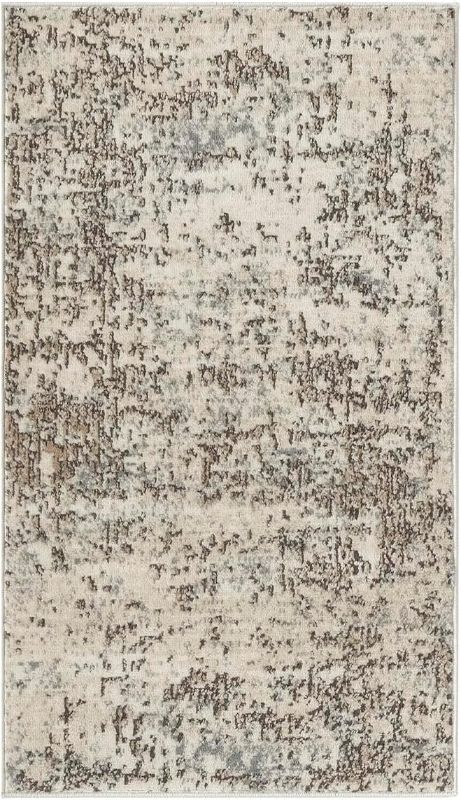 Photo 1 of Nourison Home Concerto Ivory Beige 2'2" x 3'9" Area Rug - Easy Clean, Non Shedding, Bed Room, Living Room, Dining Room, Kitchen (2' x 4')