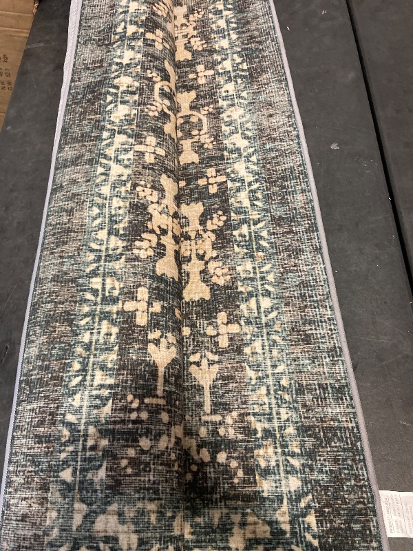Photo 1 of Lahome Boho Tribal Square 6x6 Area Rug, Washable Rugs for Bedroom Aesthetic Soft Living Room Rugs, Oriental Non Slip Non-Shedding Indoor Accent Floor Carpet for Nursery Home Office