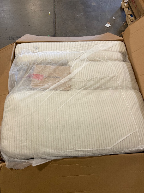 Photo 1 of 1 Mid Section Seat & Cushion set for Sectional GY8555BE/GY/GB-AC. - Sofa it Connects to Brinsley 6 Piece 180" Modern Corduroy Track Arm Modular Sectional Sofa