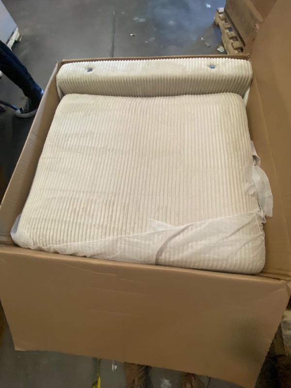 Photo 1 of 1 Mid Section Seat & Cushion set for Sectional GY8555BE/GY/GB-AC. - Sofa it Connects to Brinsley 6 Piece 180" Modern Corduroy Track Arm Modular Sectional Sofa