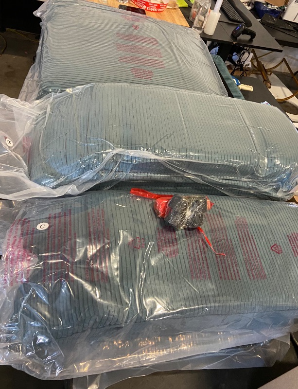 Photo 1 of Corner Section Of an Aneea 8 - Piece Corduroy Sectional - Can Be Used Separately