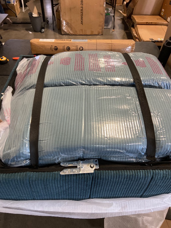 Photo 1 of Corner Section Of an Aneea 8 - Piece Corduroy Sectional - Can Be Used Separately