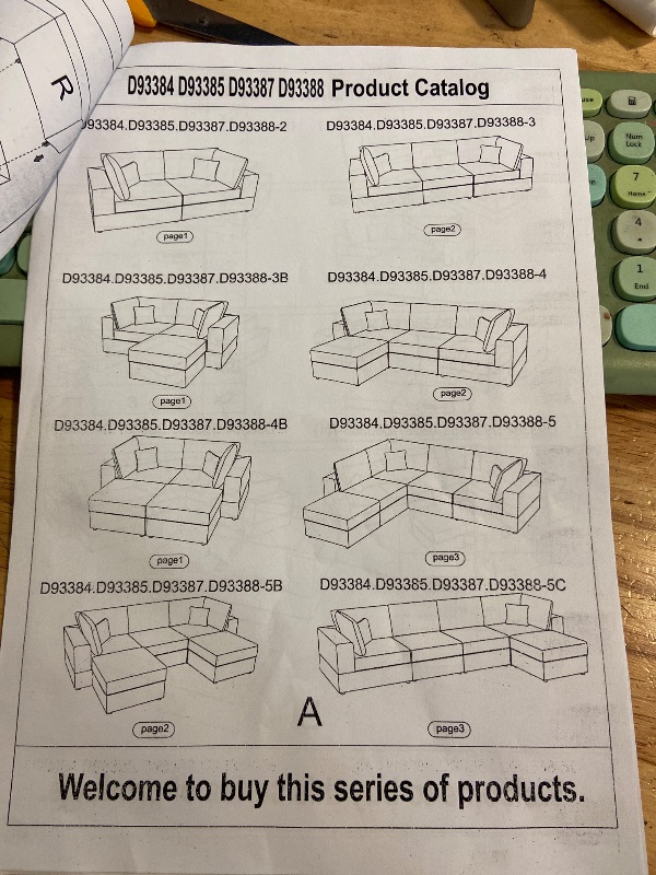 Photo 1 of *Box 1 of 6 Corner Piece D93385-C* Austin Sectional