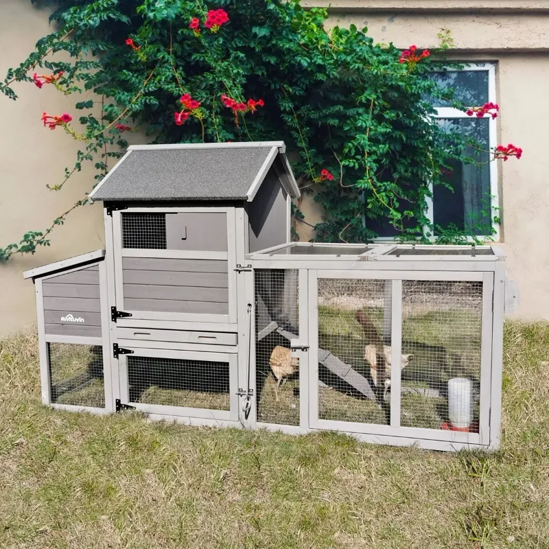 Photo 1 of (Partial Set Box 2 of 2, hardware is in box 1) 26.2 Square Feet Chicken Coop with Chicken Run For Up To 6 Chickens
