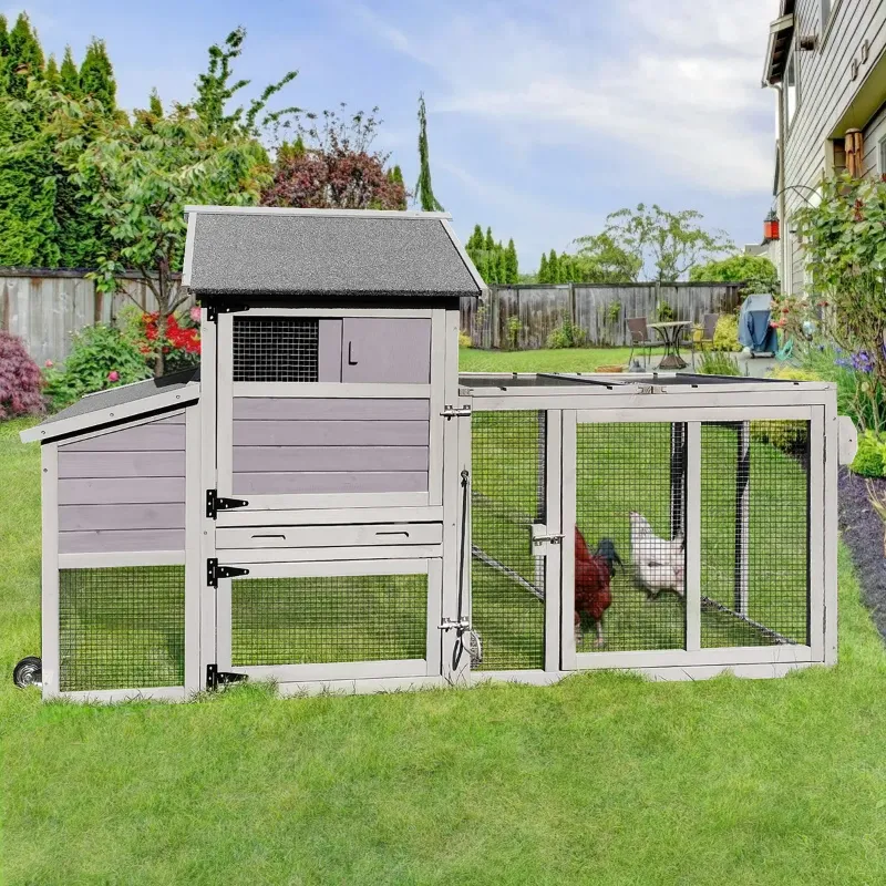Photo 1 of (Partial Set Box 2 of 2, hardware is in box 1) 26.2 Square Feet Chicken Coop with Chicken Run For Up To 6 Chickens
