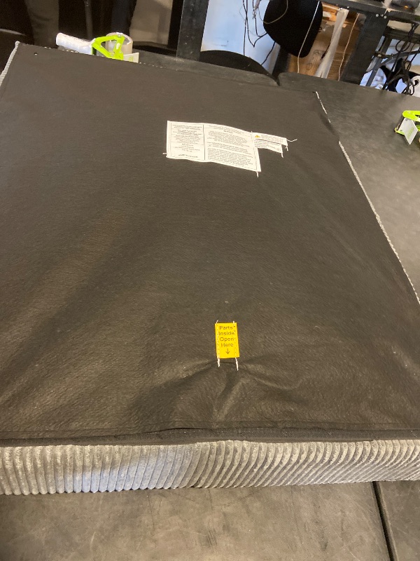 Photo 1 of (Box 1 of 6, D94083-O Gray Ottoman) Andreco 6 - Piece Corduroy Sectional