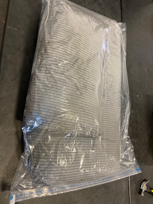 Photo 1 of Gray Armless Chair Base & Cushions With Ottoman - Can Combine With Andreco 6 - Piece Corduroy Sectional