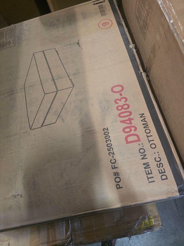 Photo 1 of Gray Armless Chair Base & Cushions With Ottoman - Can Combine With Andreco 6 - Piece Corduroy Sectional