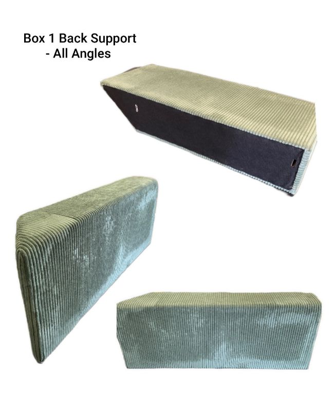 Photo 1 of Box 1, 2, & 8 of 9 - D94582 Back & Middle Support With Base & Cushion to Lely 4 - Piece Corduroy Sectional