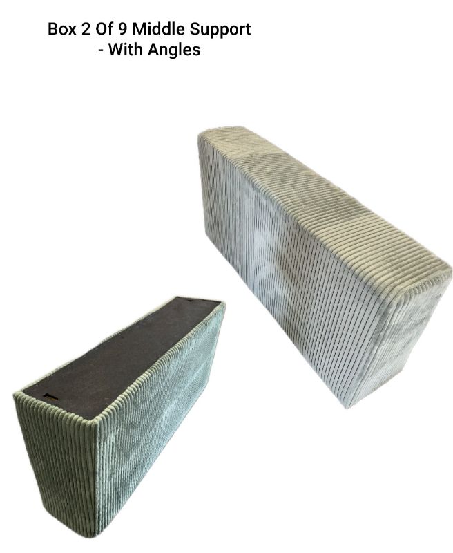 Photo 1 of Box 1, 2, & 8 of 9 - D94582 Back & Middle Support With Base & Cushion to Lely 4 - Piece Corduroy Sectional