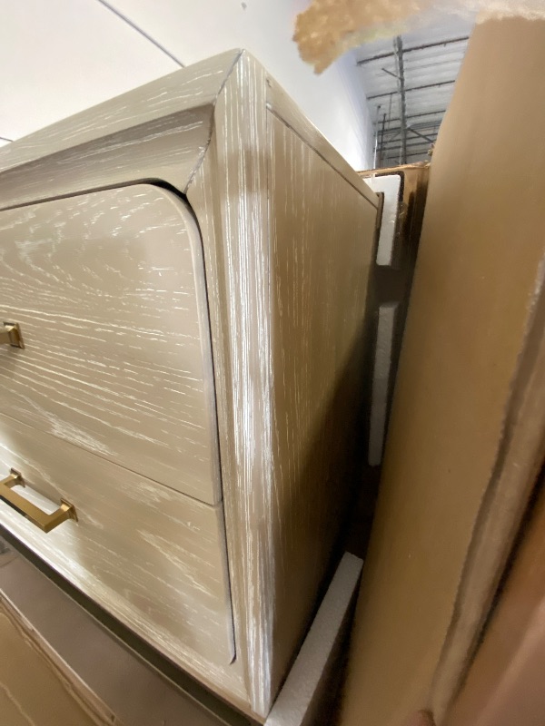 Photo 1 of Furniture of America Sandnes Nightstand in Light Oak FM7369AK-N
