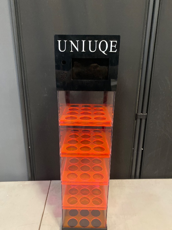 Photo 1 of Acrylic Display Case 6x25 inch 5 Shelfs 48 Slots