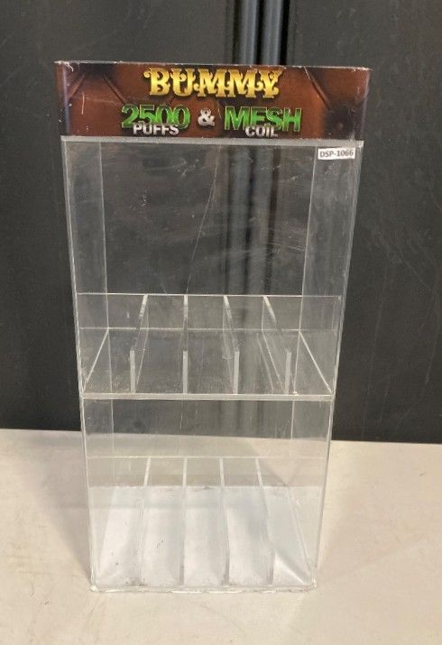 Photo 1 of Acrylic Display Case 7x14.5 inch 2 Shelfs 10 Rows