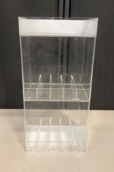 Photo 1 of Acrylic Display Case 7x14.5 inch 2 Shelfs 10 Rows