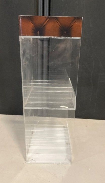 Photo 1 of Acrylic Display Case 7x14.5 inch 2 Shelfs 10 Rows