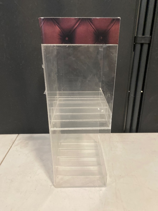 Photo 1 of Acrylic Display Case 7x14.5 inch 2 Shelfs 10 Rows