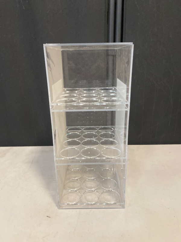 Photo 1 of Acrylic Display Case 5.5x13 inch 13 Slots 3 Shelfs