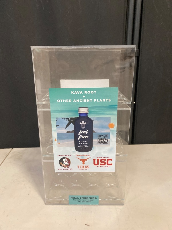 Photo 1 of Acrylic Display Case 5.5x13 inch 13 Slots 3 Shelfs