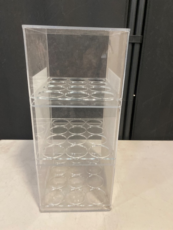 Photo 1 of Acrylic Display Case 5.5x13 inch 13 Slots 3 Shelfs