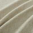 Photo 1 of PHOENIGON Light Filtering Semi-Sheer Faux-Linen Grommet Curtains Curtains 2 Panels Set