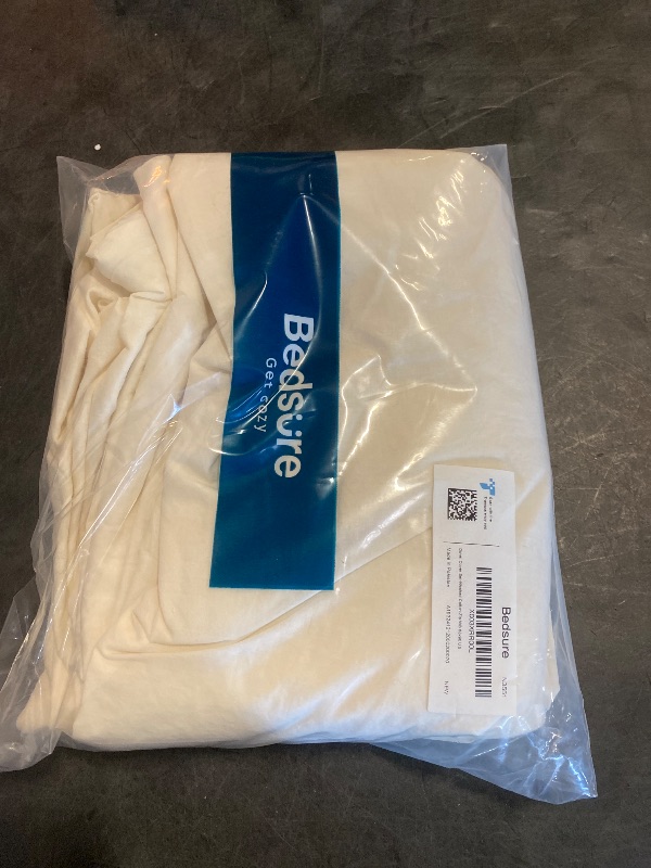 Photo 1 of Bedsure 100% Washed Cotton Duvet Cover Twin Size - Cream Minimalist Cotton Duvet Cover Linen Like for All Seasons - GentleSoft™ Plain Simple Bedding (Cream, Twin, 68"x90")