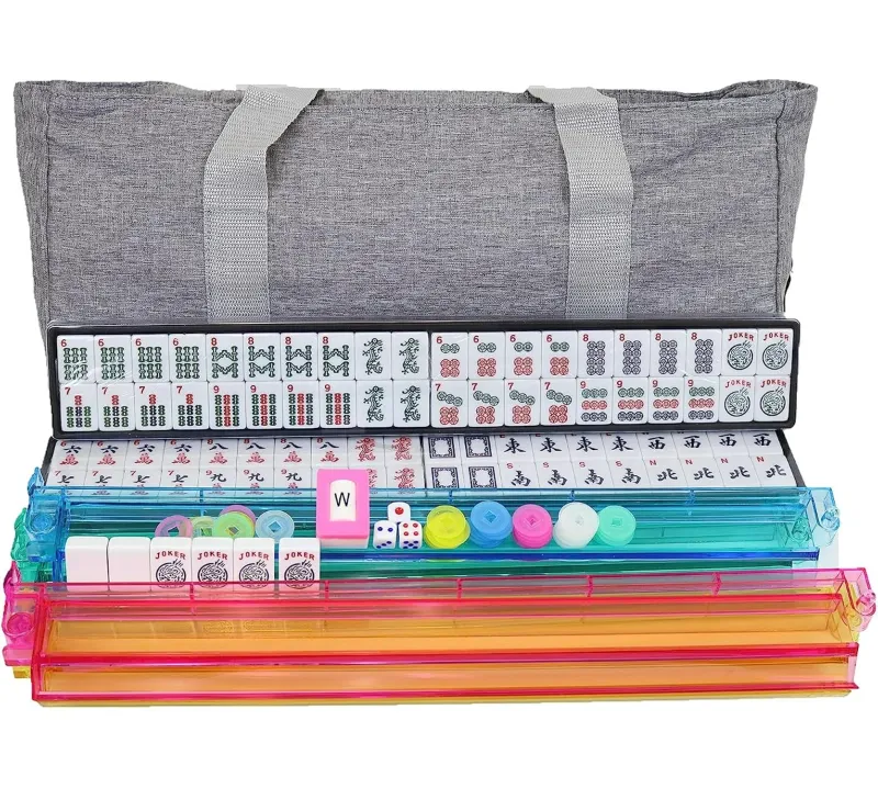 Photo 1 of American Mahjong Set Soft Bag 4 All in One Color Pushers Racks Combo Easy Carry
