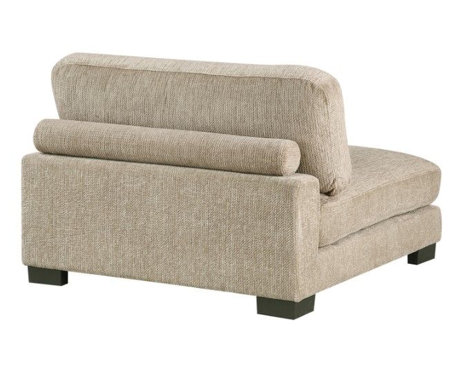 Photo 1 of Armless Chair With Head Rest - Can Be Combined With Homelegance Beige Subair 135"W Modern Microfiber Modular Sectional Sofa with Ottoman