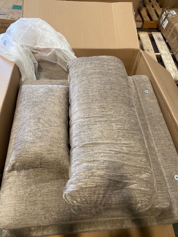 Photo 1 of Corner & Armless Chairs - Can Be Combined With Homelegance Beige Subair 135"W Modern Microfiber Modular Sectional Sofa with Ottoman