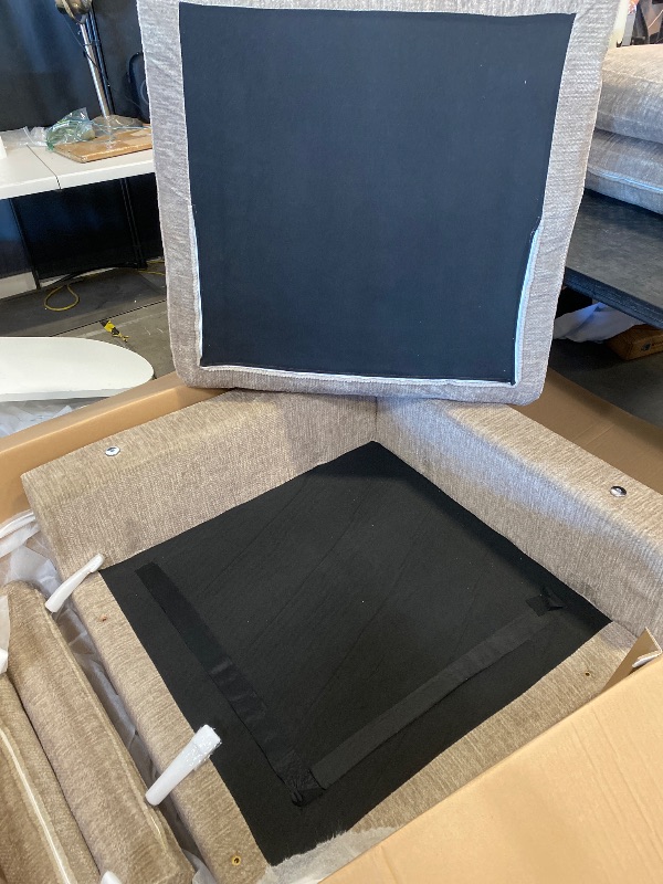 Photo 1 of Corner & Armless Chairs - Can Be Combined With Homelegance Beige Subair 135"W Modern Microfiber Modular Sectional Sofa with Ottoman