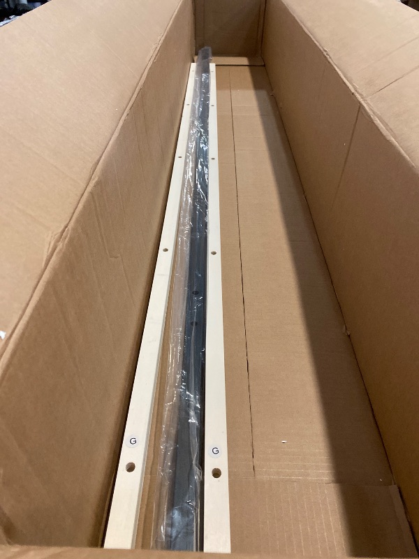 Photo 1 of Box 2 of 2 - Frame Only To a  Issabell Upholstered Platform Bed With Wood Slats