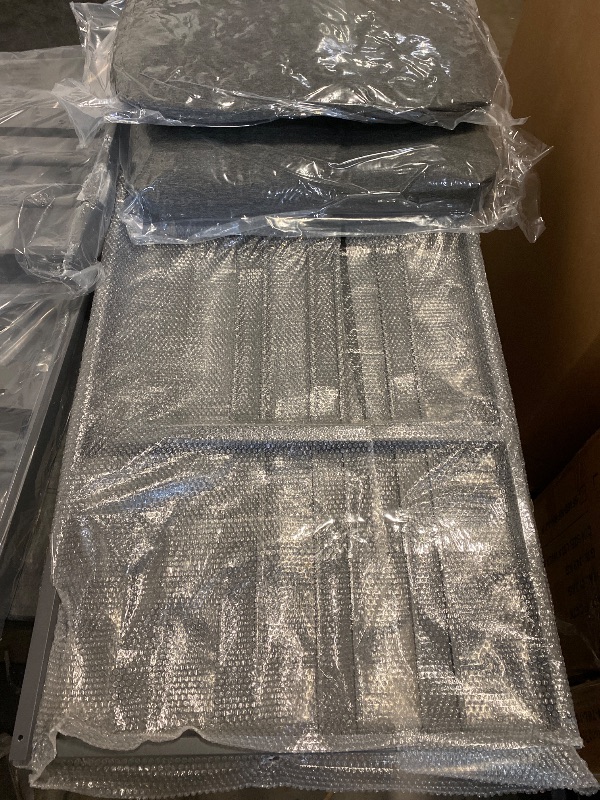 Photo 1 of Charlsa Love Seat Section (2pc Bench) Patio Conversation Set with Cushions