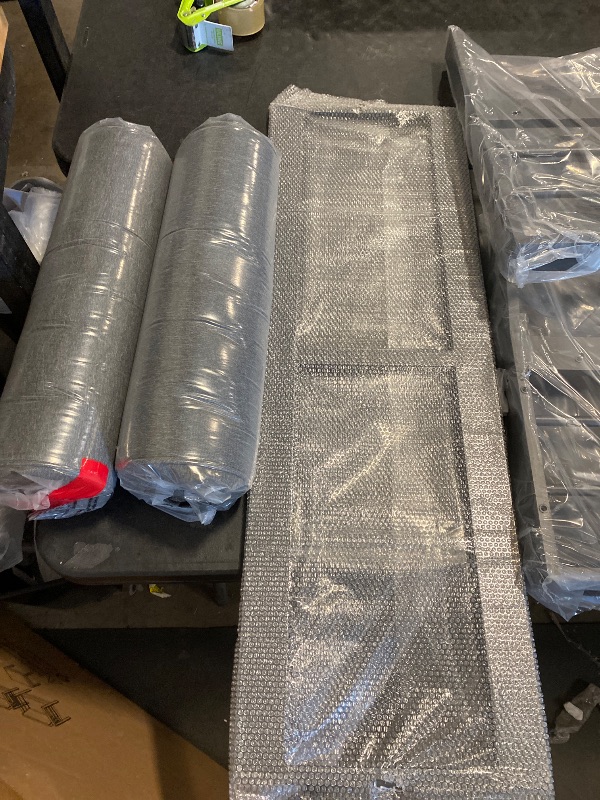 Photo 1 of Charlsa Love Seat Section (2pc Bench) Patio Conversation Set with Cushions