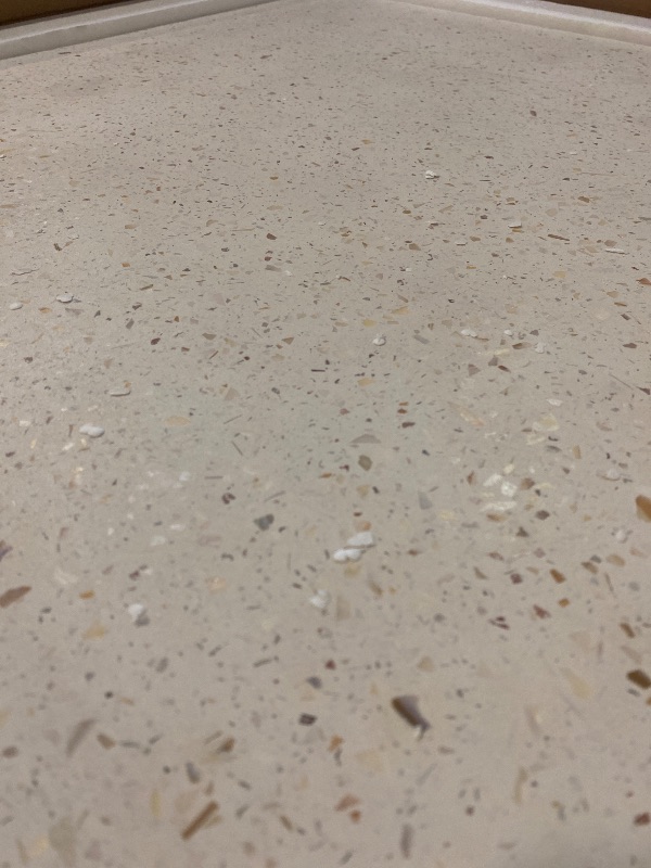 Photo 1 of ( Box 3 of 5 * Base Only* SKU: VGS-UNA-DT-59-IVTZ1) Una 59" Square Table - Dining Height