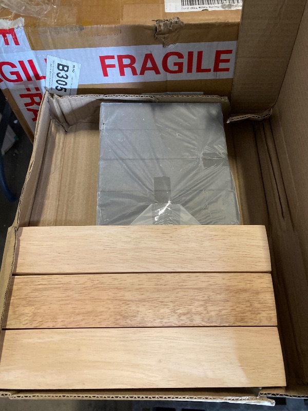 Photo 1 of Box 2 of 2 Frame Pieces & Internal Slates To a Reigen Boucle Platform Bed