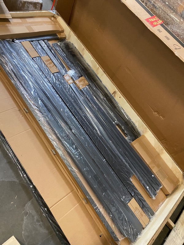 Photo 1 of (1 of 2 boxes* Item list in Photos) SUNJOY 12x20 Cedar Wood Gazebo with Galvanized Steel Roof and Curtains