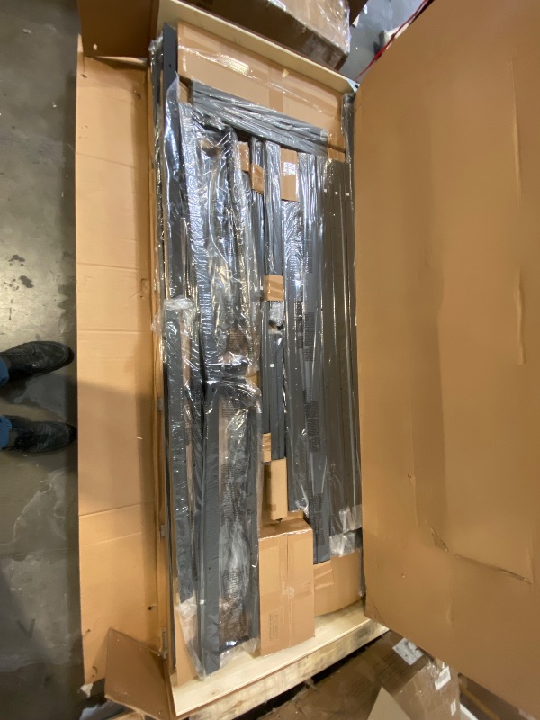 Photo 1 of (1 of 2 boxes* Item list in Photos) SUNJOY 12x20 Cedar Wood Gazebo with Galvanized Steel Roof and Curtains