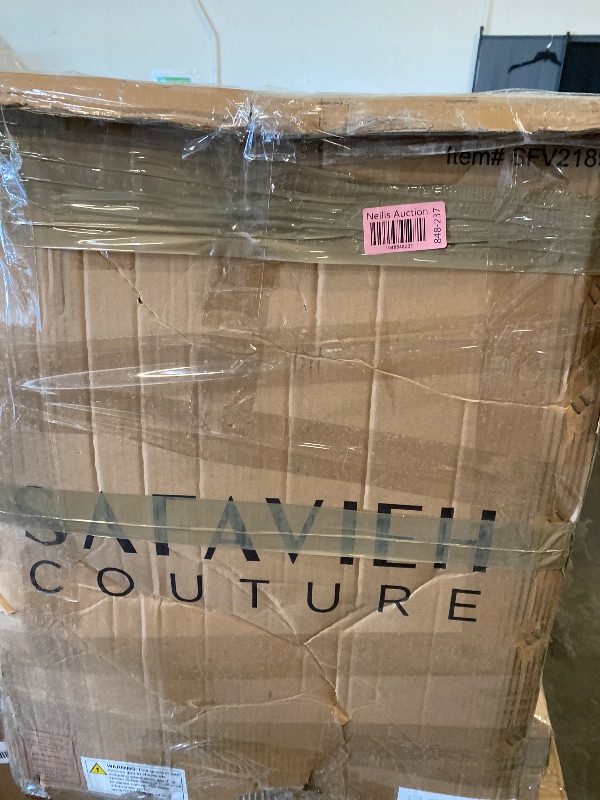 Photo 1 of SAFAVIEH Couture Collection Gabrietta Medium Oak/Black Entertainment Media TV Stand- Fits up to a 65" Flatscreen Television (Fully Assembled)