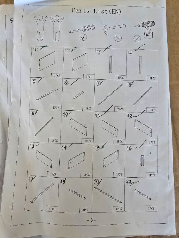 Photo 1 of Lift Up Storage Bed Frame Wooden corrugated curved lines No Box Spring Needed