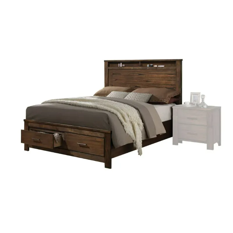 Photo 1 of ( Partial Set, Box 1 of 3, Headboard, Footboard) Mcmaster Platform Storage Bed