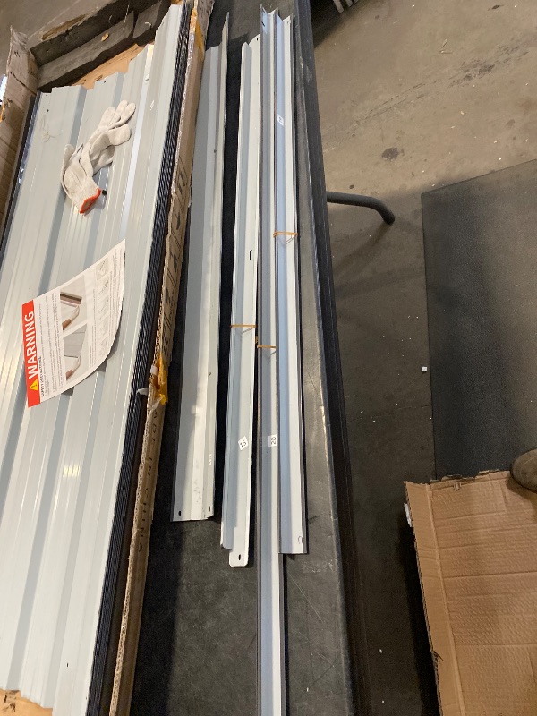 Photo 1 of (Partial Set)Galvanized Steel Storage Shed