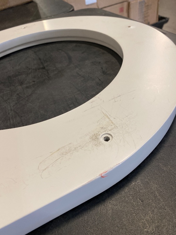 Photo 1 of 43" L x19.5"W White and Gold Bar Extender, Table