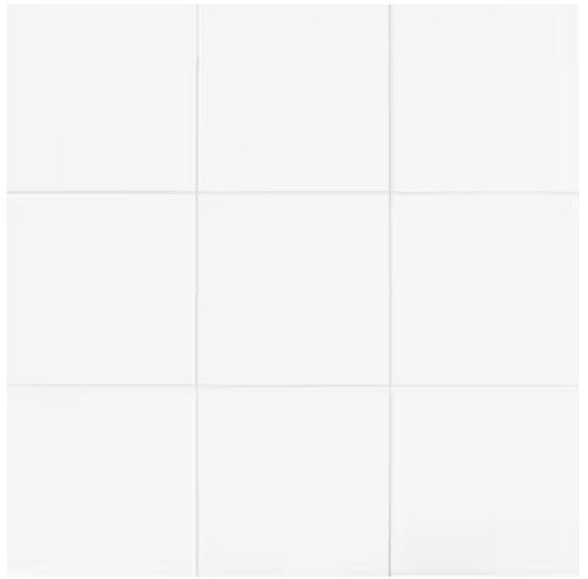 Photo 1 of Glacier White 12 in. x 12 in. Ceramic Floor and Wall Tile (11 sq. ft. / case) (2 Cases)