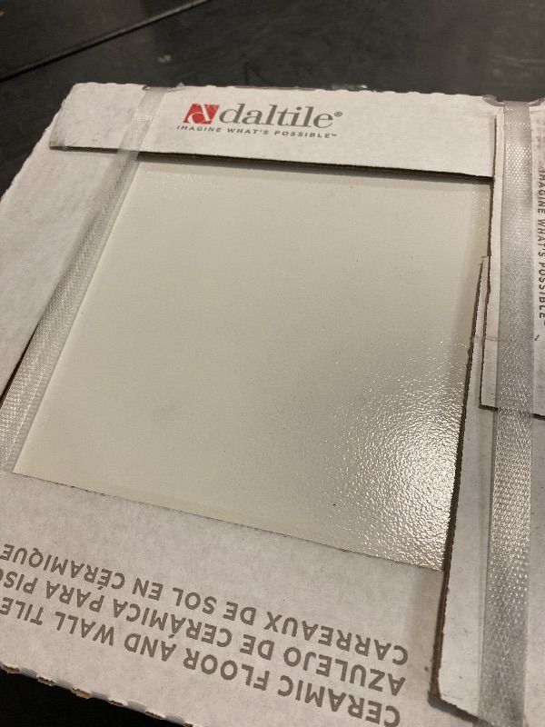 Photo 1 of Glacier White 12 in. x 12 in. Ceramic Floor and Wall Tile (11 sq. ft. / case) (2 Cases)