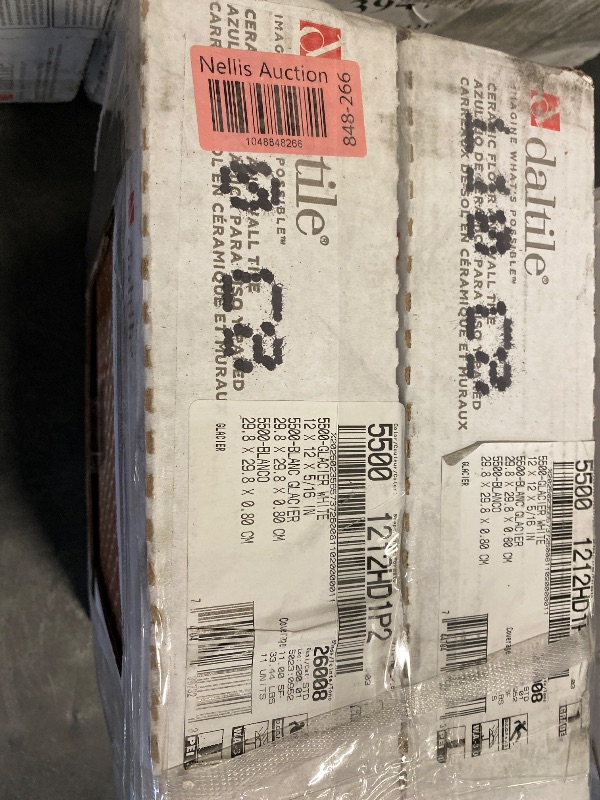 Photo 1 of Glacier White 12 in. x 12 in. Ceramic Floor and Wall Tile (11 sq. ft. / case) (2 Cases)