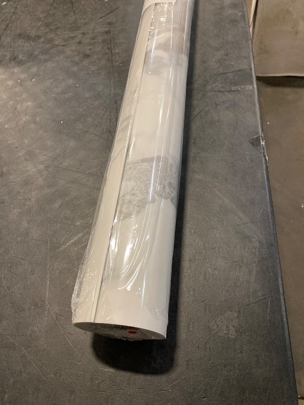 Photo 1 of 0.08 in. x 4 ft. x 10 ft. Carrara White Square Edge Vinyl Glossy Peel and Stick Decorative Wall Paneling Roll (1-Pack)